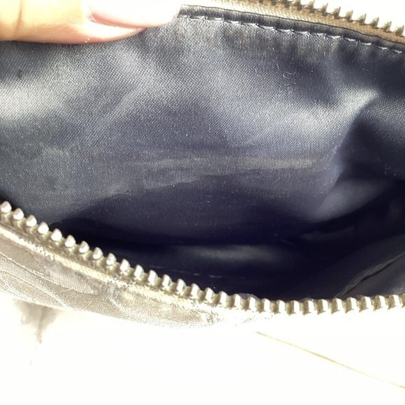 Coach vintage poppy bag signature cream silver Shoulder crossbody purse guc - Picture 11 of 16